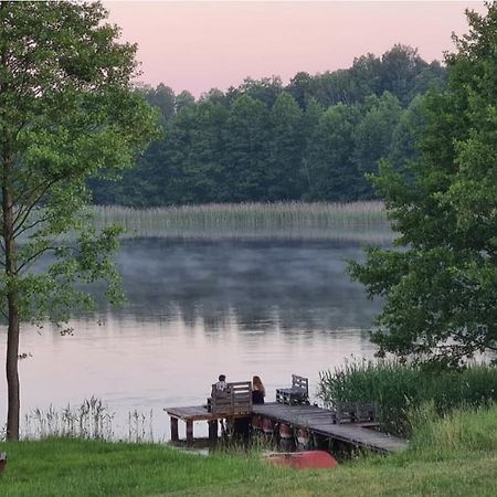 Domwigierski Pl -Jeziorki -Gr- Comfort-Ferienhaus-Polen - Wlasna Linia Brzegowa I Sauna Wysoki Most  外观 照片