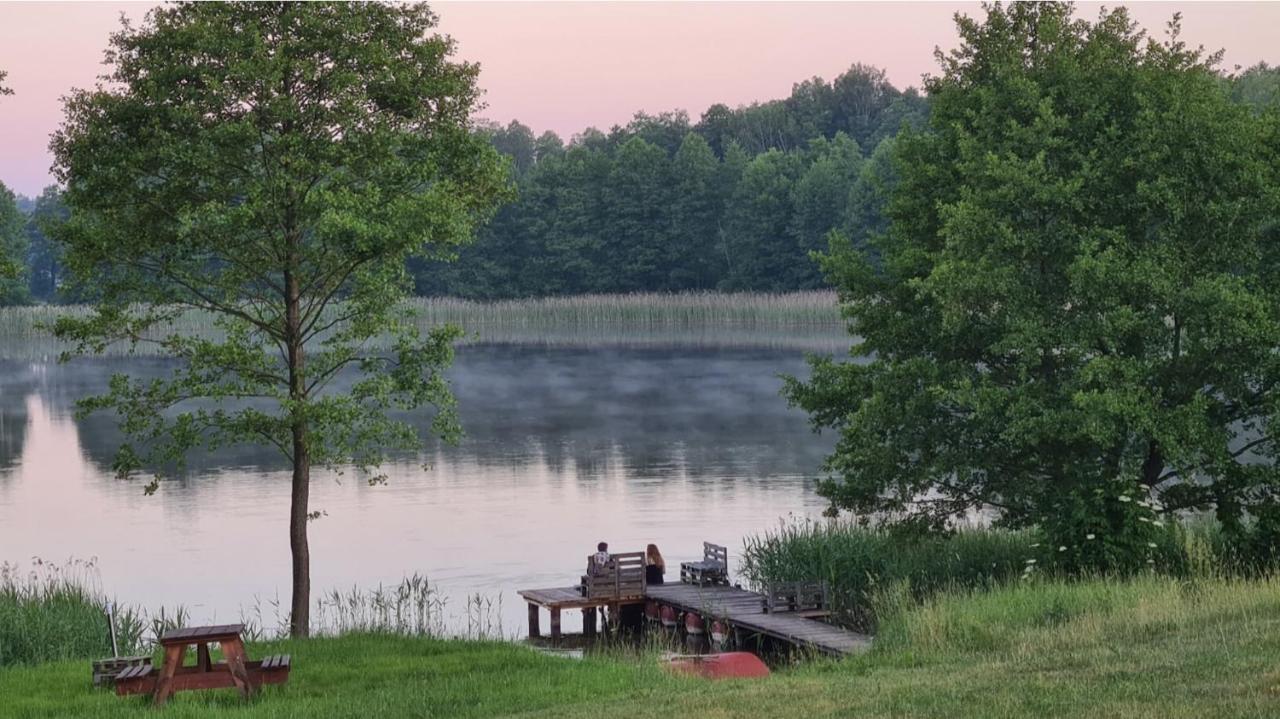 Domwigierski Pl -Jeziorki -Gr- Comfort-Ferienhaus-Polen - Wlasna Linia Brzegowa I Sauna Wysoki Most  外观 照片